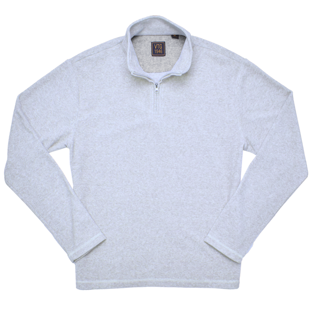 Soft Brushed Sweater Knit Qzip