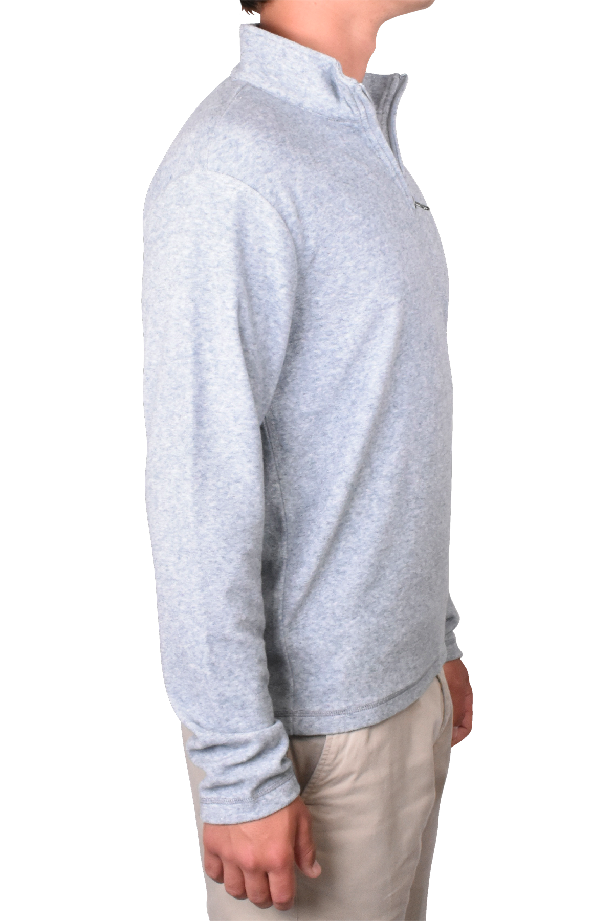 Soft Brushed Sweater Knit Qzip