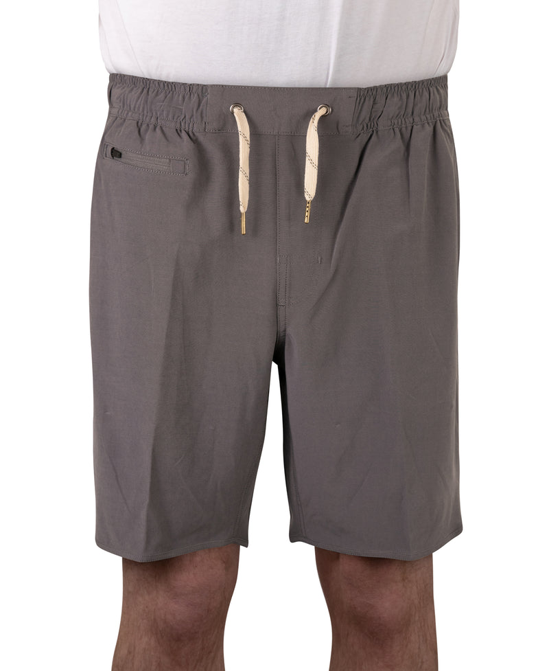 Heather Micro Shadow Windjammer Short - Heather Charcoal