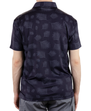 Two Tone Floral Printed Pique Polo