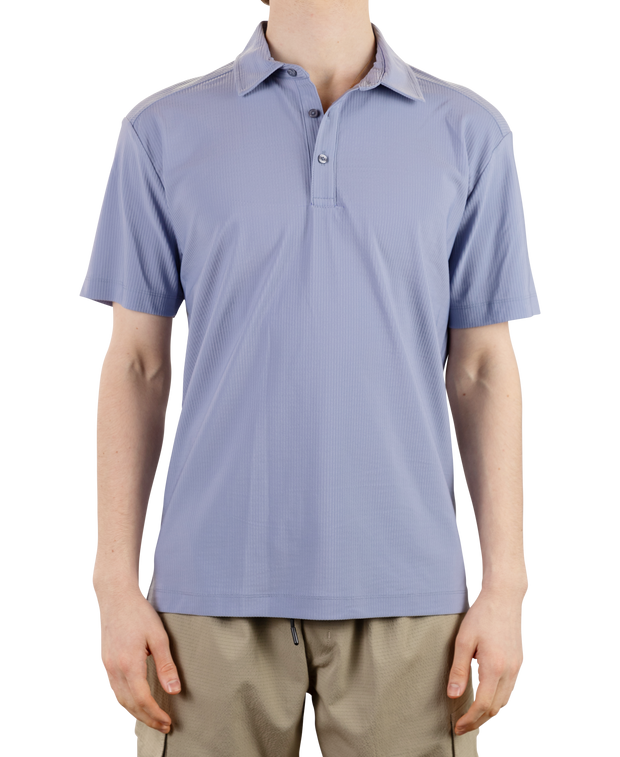 Hybrid Seersucker Polo