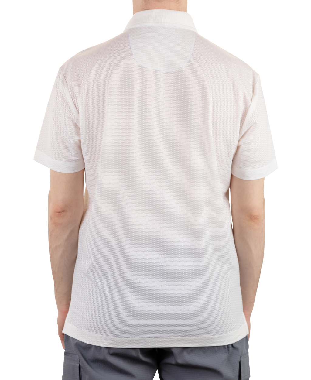 Metal Vent Jaquard Golf Polo