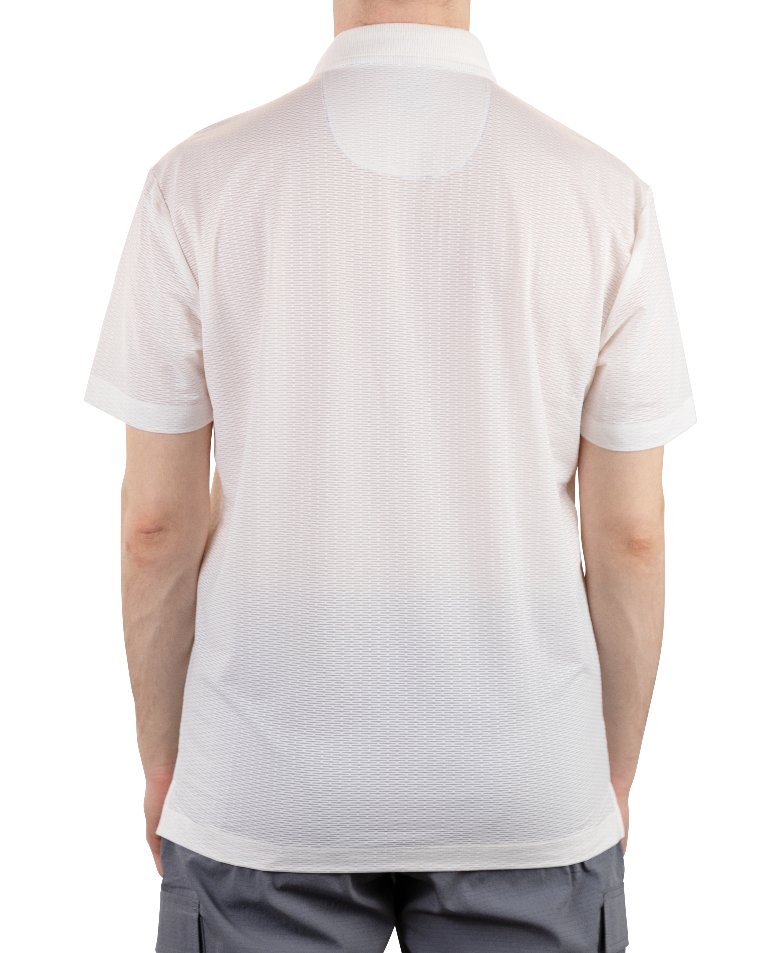 Metal Vent Jaquard Golf Polo