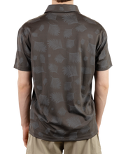 Two Tone Floral Printed Pique Polo