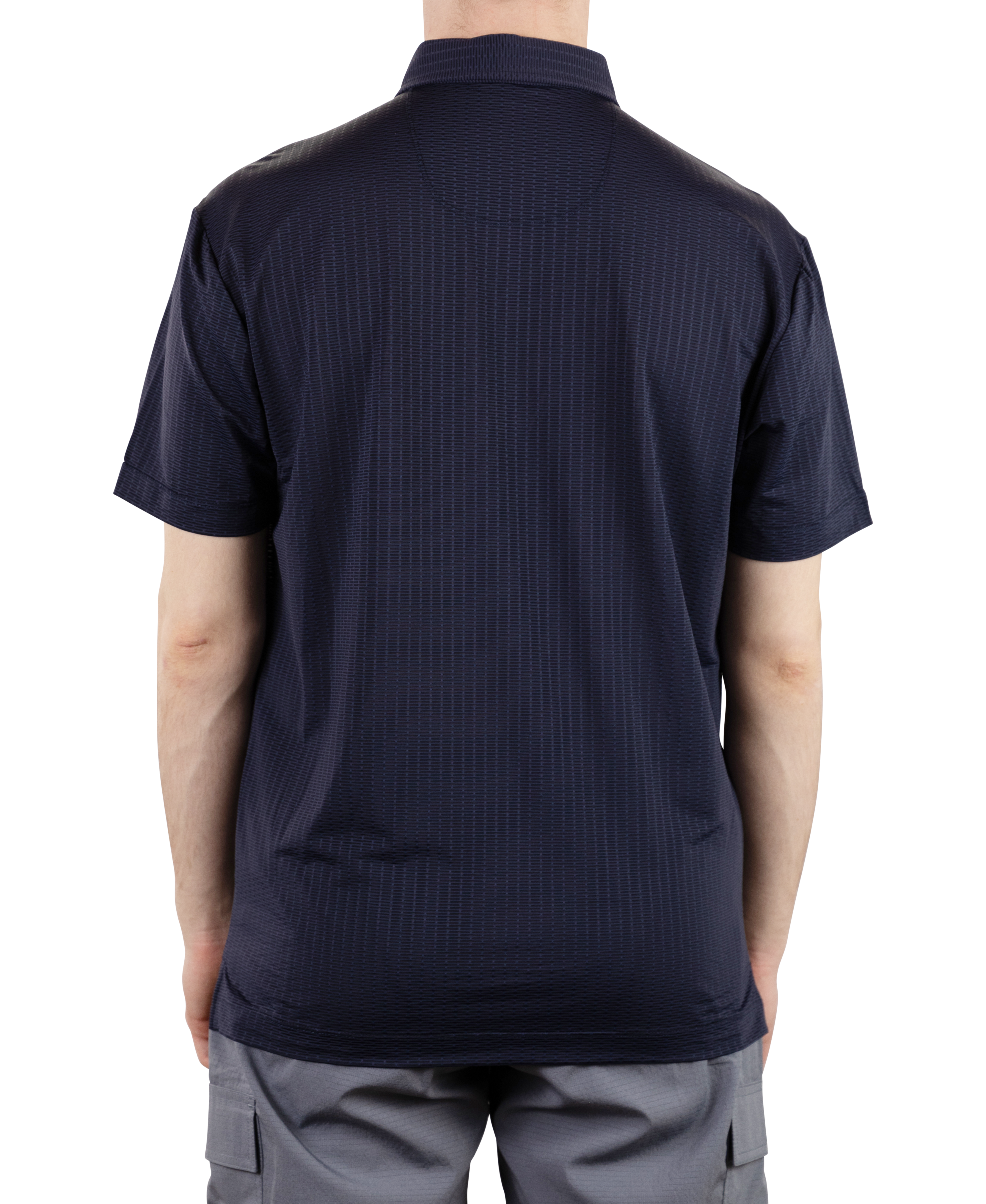 Metal Vent Jaquard Golf Polo