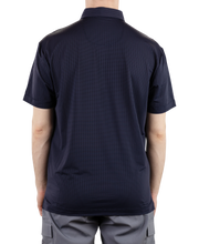 Metal Vent Jaquard Golf Polo