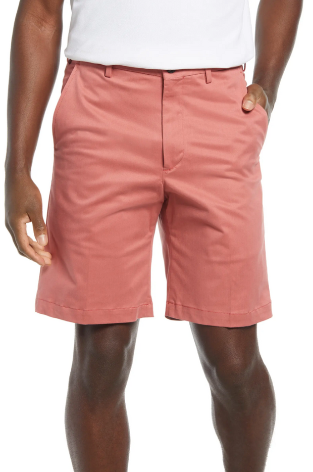 Classic Vintage Stretch Twill 9" Short, Charleston Brick