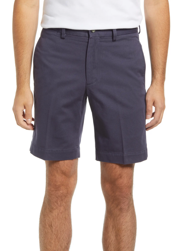 Charleston Khaki Washed Khaki 9" Short, Navy