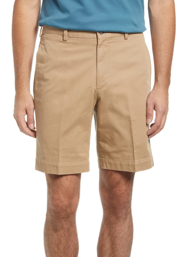 Charleston Khaki Washed Khaki 9" Short, British Tan