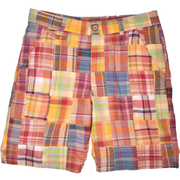 Patch Madras Short, Red