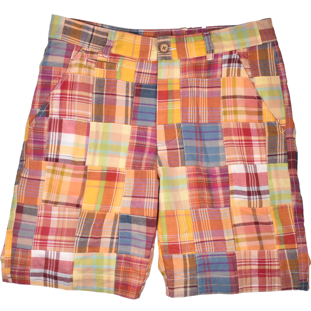 Patch Madras Short, Red