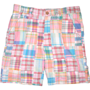 Patch Madras Short, Pink