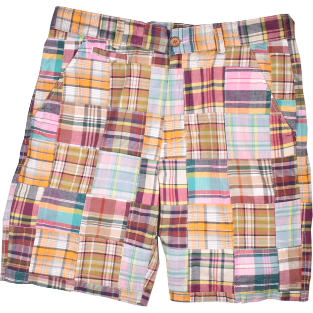 Patch Madras Short, Blue