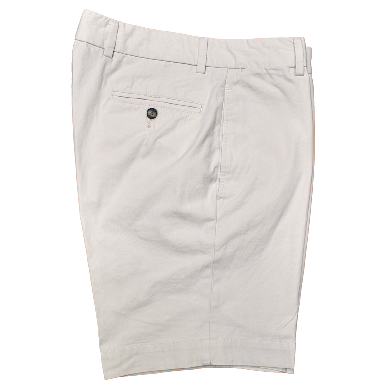 Charleston Khakis Washed Poplin Short - Stone