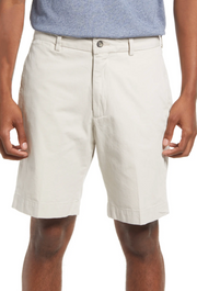 Charleston Khakis Washed Poplin Short, Flat Front, Regular Rise