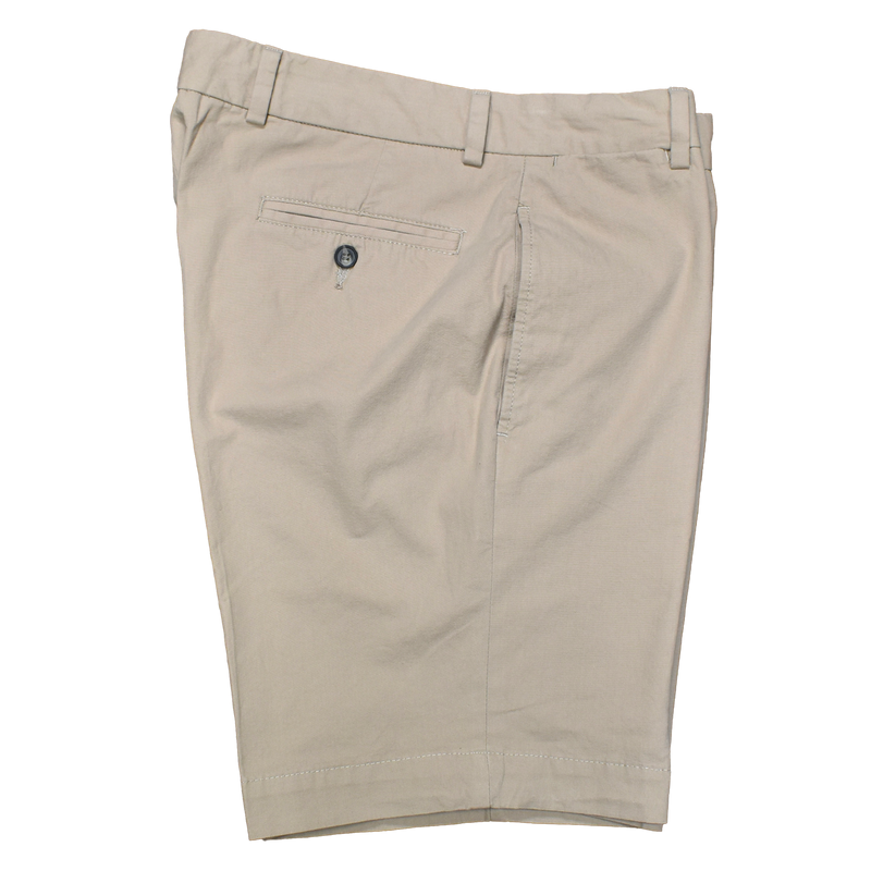 Charleston Khakis Washed Poplin Short - Khaki