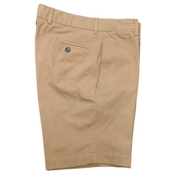 Charleston Khakis Washed Poplin Short, Flat Front, Regular Rise