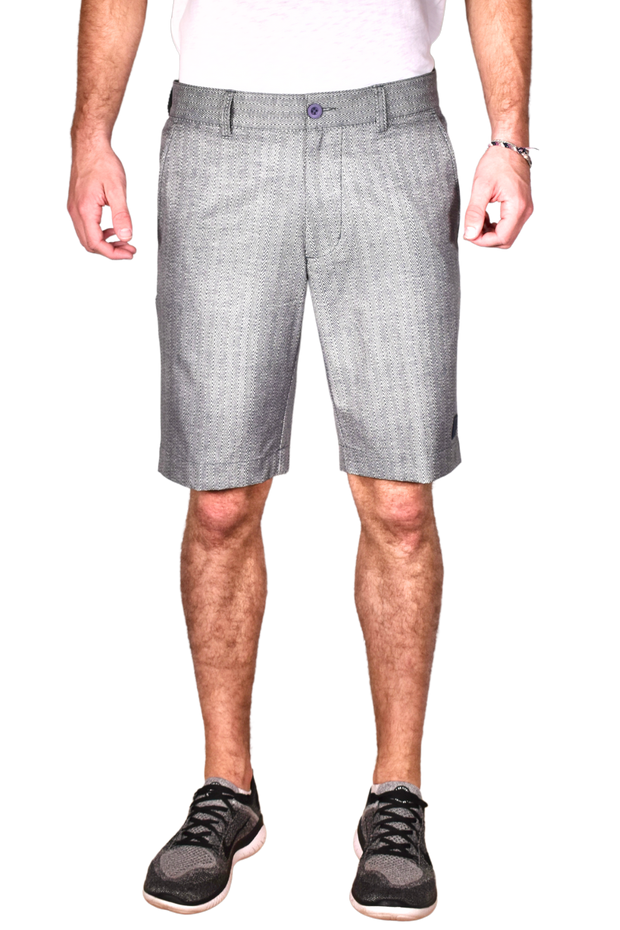Exploded H-Bone Golf Short, Dark Night