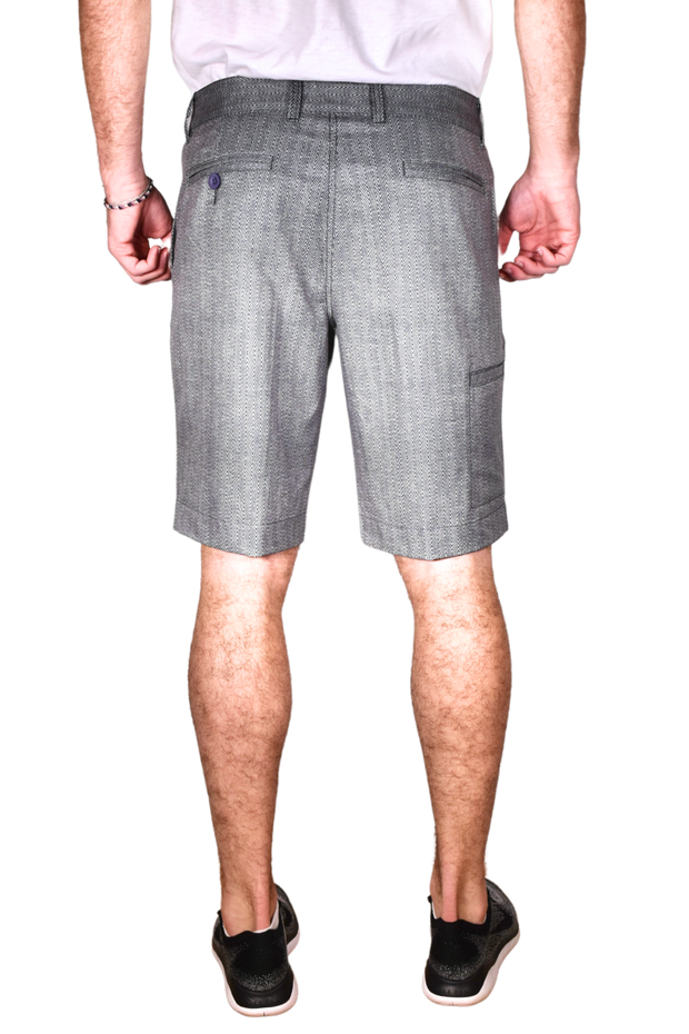 Exploded H-Bone Golf Short, Dark Night
