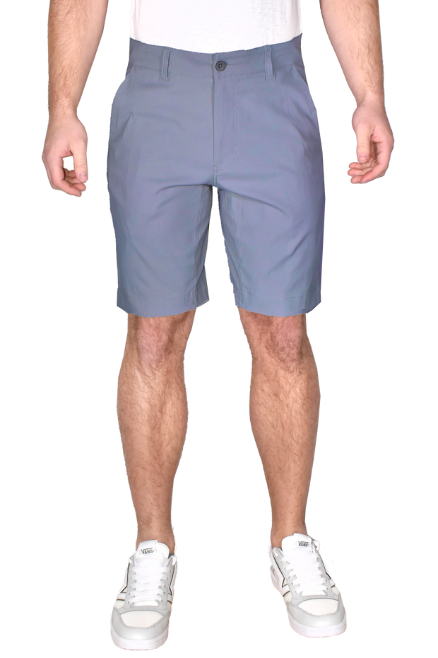 Hybrid Performance Flat Front Short, Legion Blue