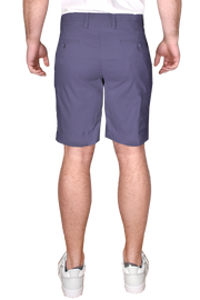 Hybrid Performance Flat Front Short, Mood Indigo