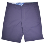 Hybrid Performance Flat Front Short, Mood Indigo