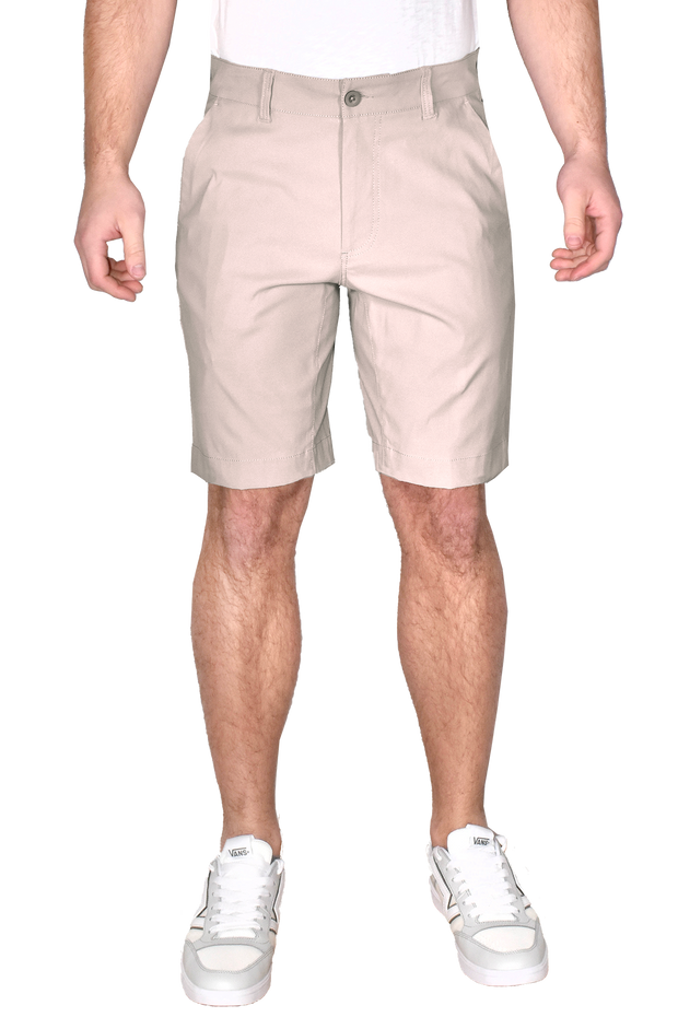 Hybrid Performance Flat Front Short, Desert