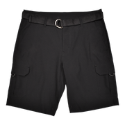 Performance Belted Cargo Short, Black