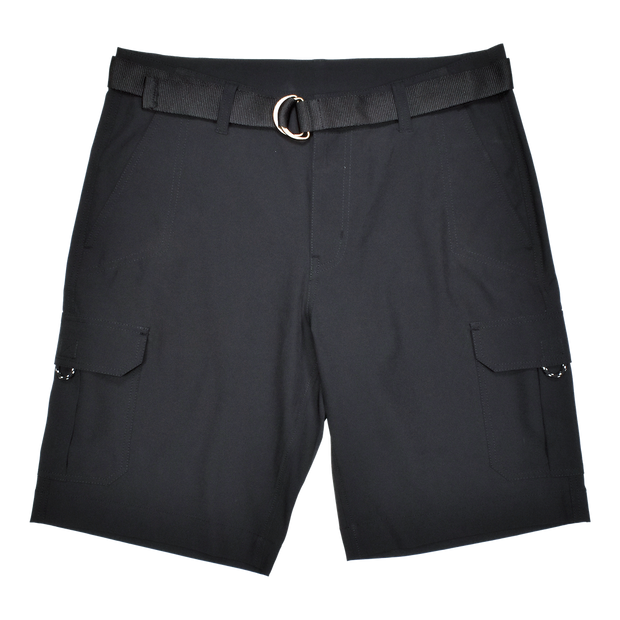 Performance Belted Cargo Short, Charcoal