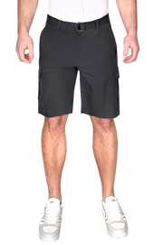 Performance Belted Cargo Short, Charcoal