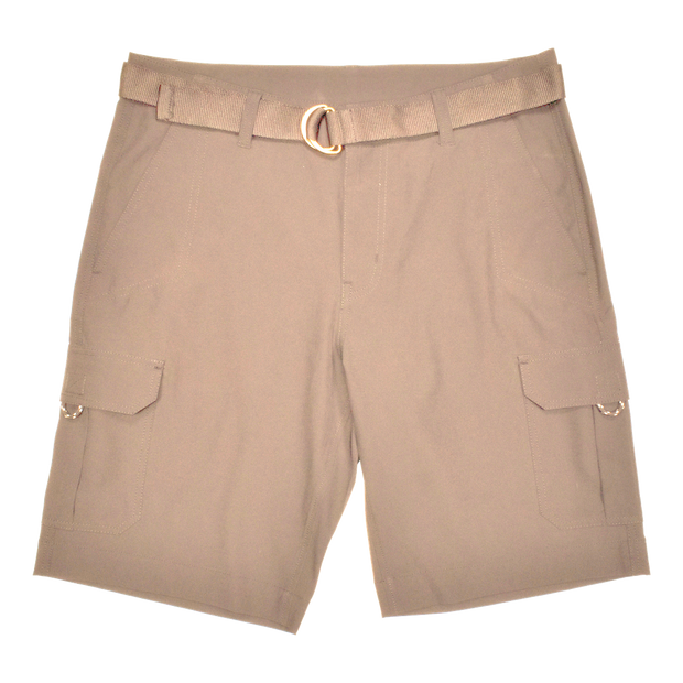 Performance Belted Cargo Short, British Tan