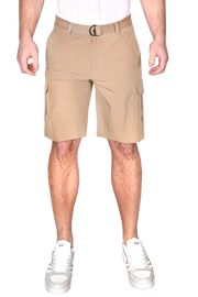 Performance Belted Cargo Short, British Tan