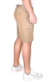 Performance Belted Cargo Short, British Tan