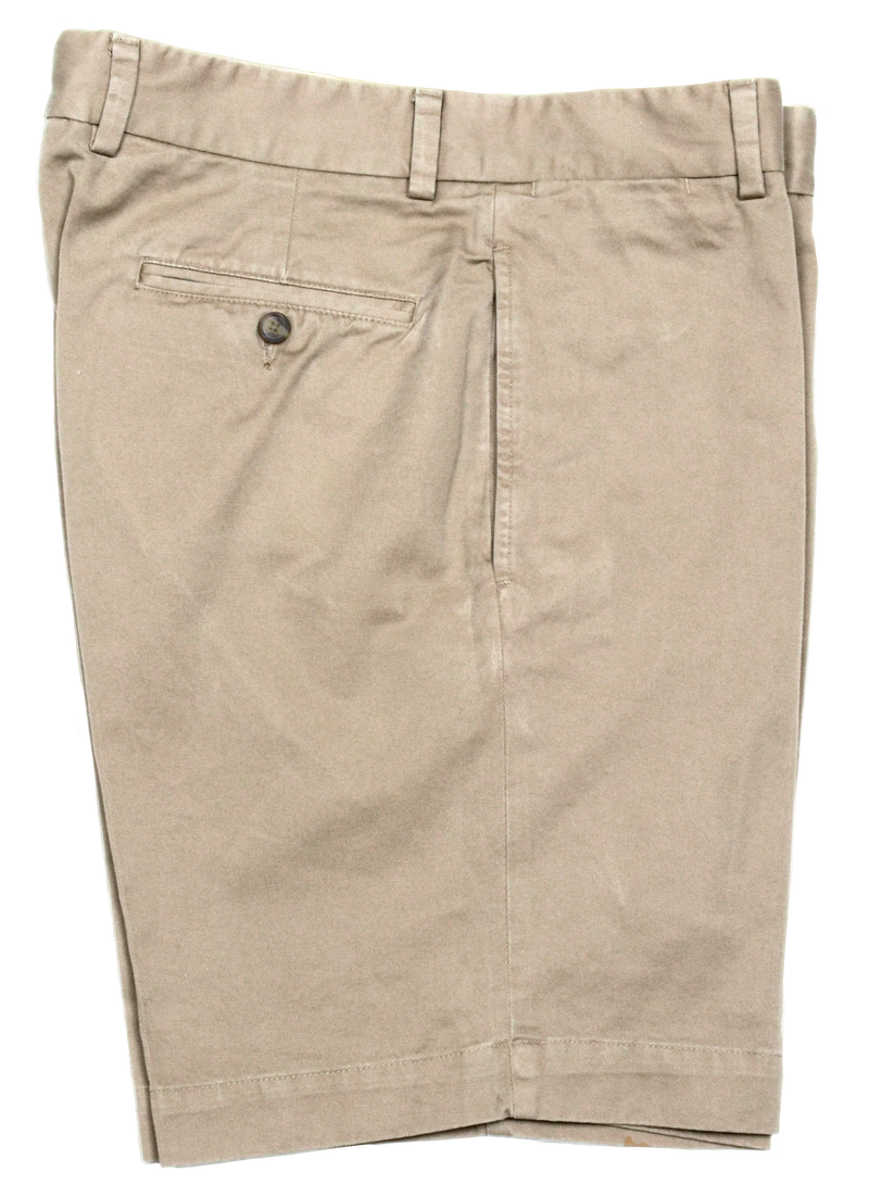 Charleston Khakis Fine Line Stretch Twill Short - Khaki
