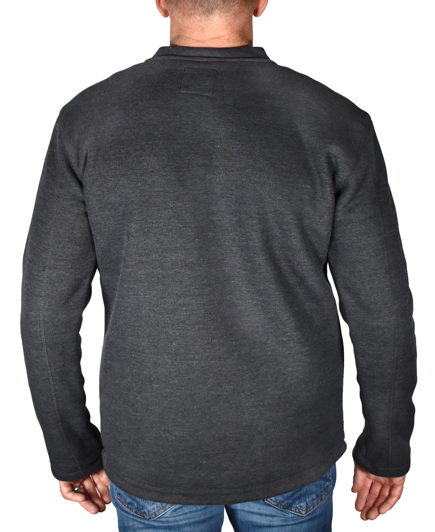 Fleece Lined Rib Henley