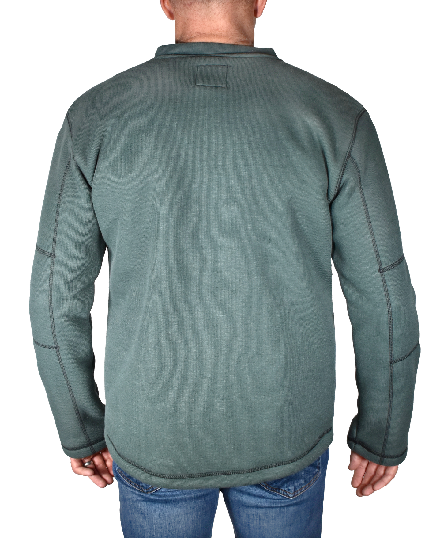 Fleece Lined Rib Henley