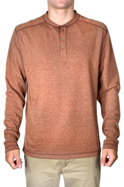 Heathered Rib Henley