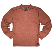 Heathered Rib Henley