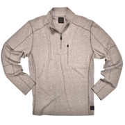 Space Dyed Micro Rib Quarter Zip