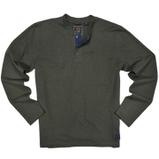 Heathered Stretch Jersey Henley