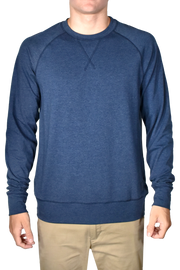 Heathered Stretch Jersey Crew Neck