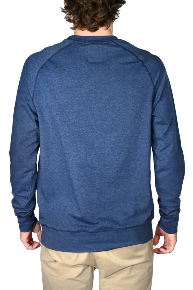 Heathered Stretch Jersey Crew Neck