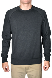 Heathered Stretch Jersey Crew Neck