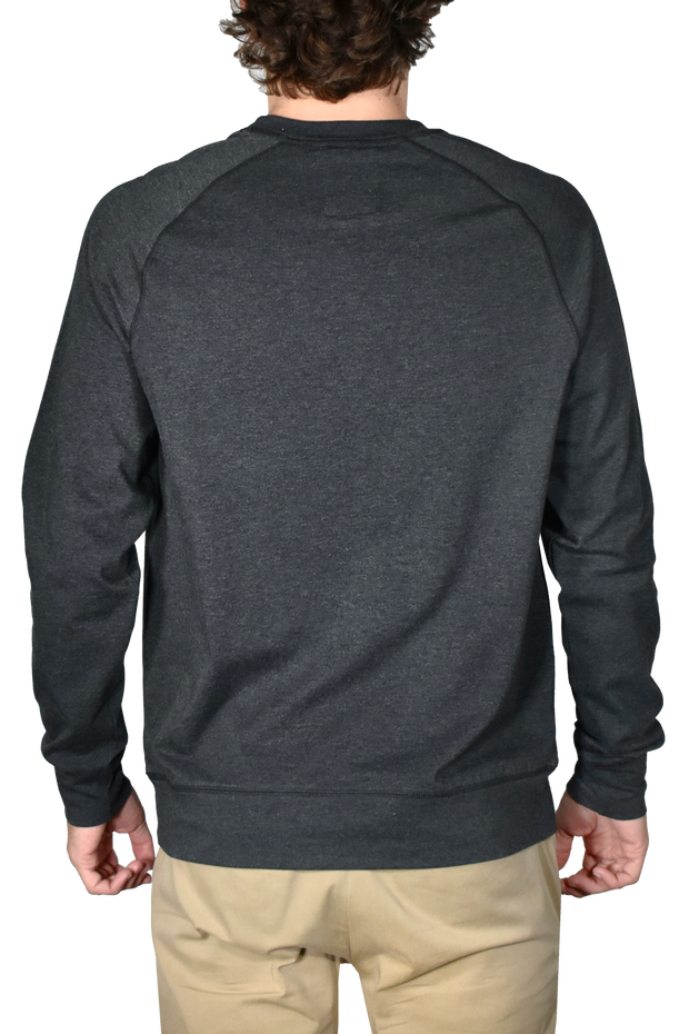 Heathered Stretch Jersey Crew Neck