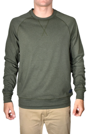 Heathered Stretch Jersey Crew Neck