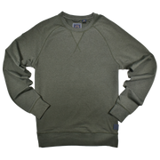 Heathered Stretch Jersey Crew Neck