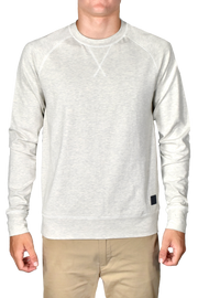 Heathered Stretch Jersey Crew Neck