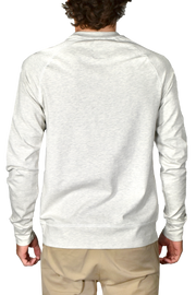 Heathered Stretch Jersey Crew Neck