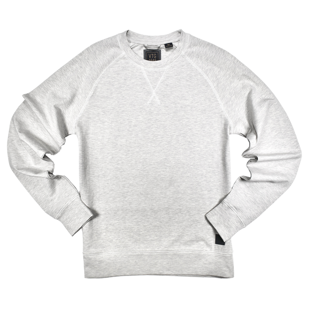 Heathered Stretch Jersey Crew Neck