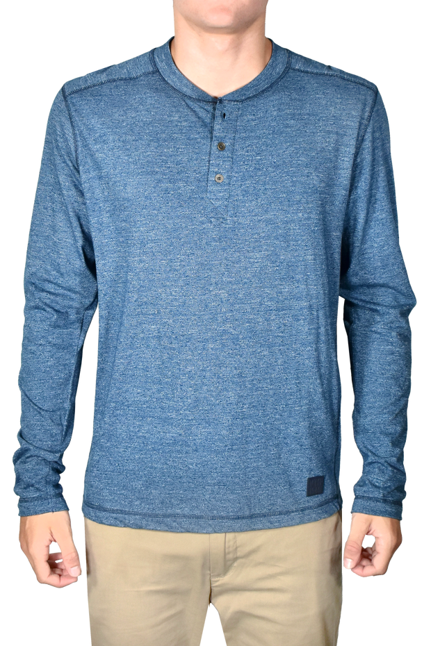 Overdyed Mock Twist Henley